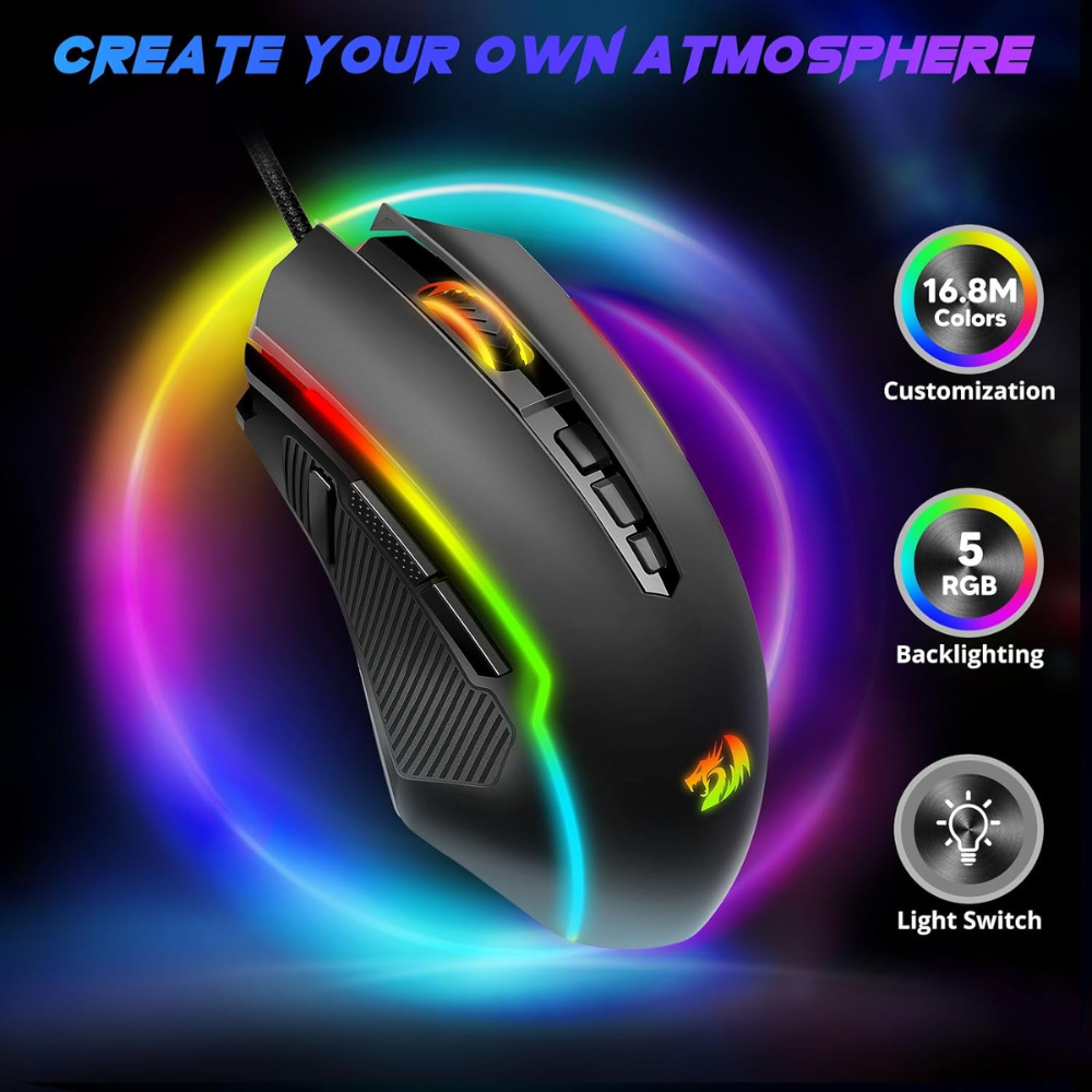 Redragon M910 RANGER RGB Gaming Mouse Mouse
