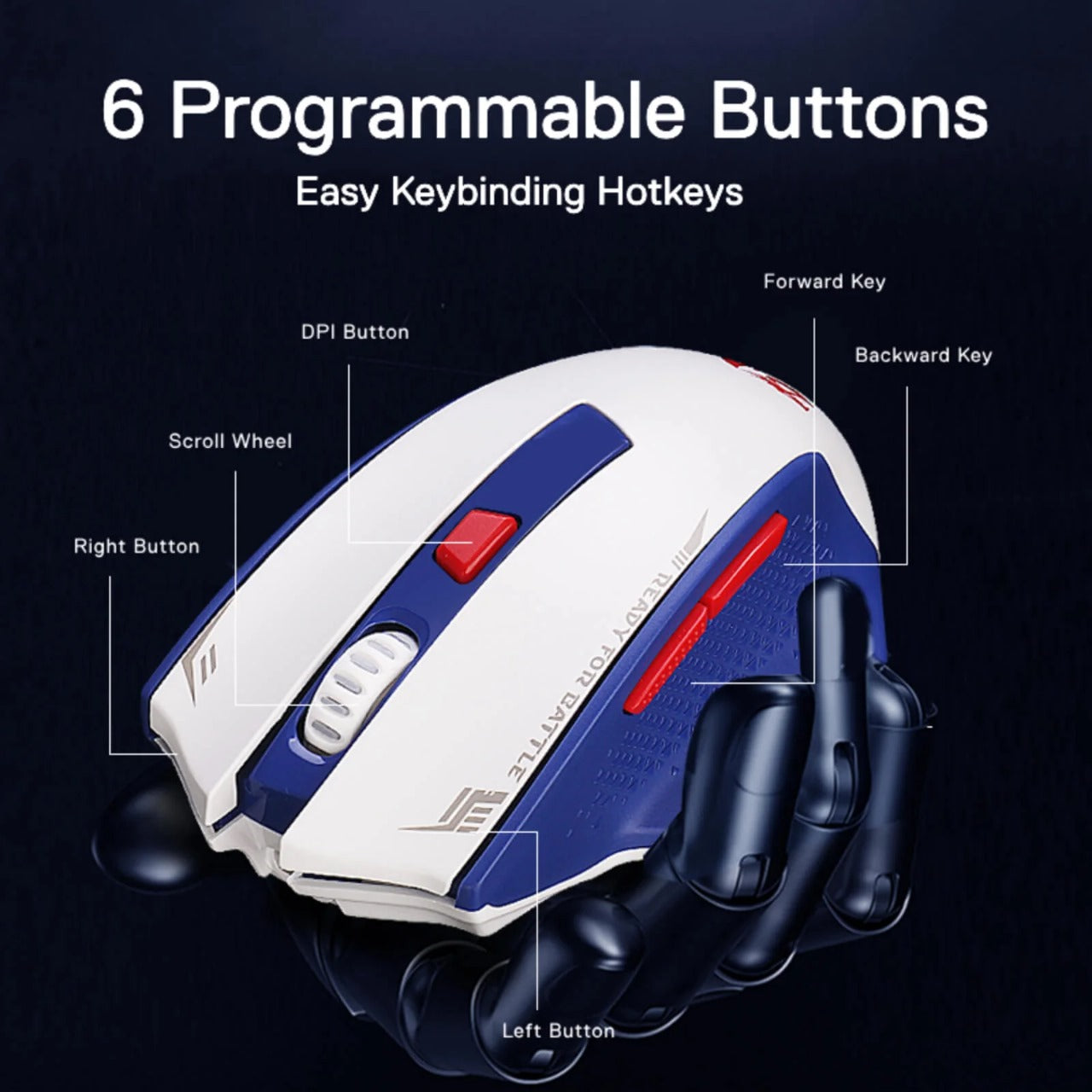 Redragon M994 Wireless Bluetooth Gaming Mouse Mouse