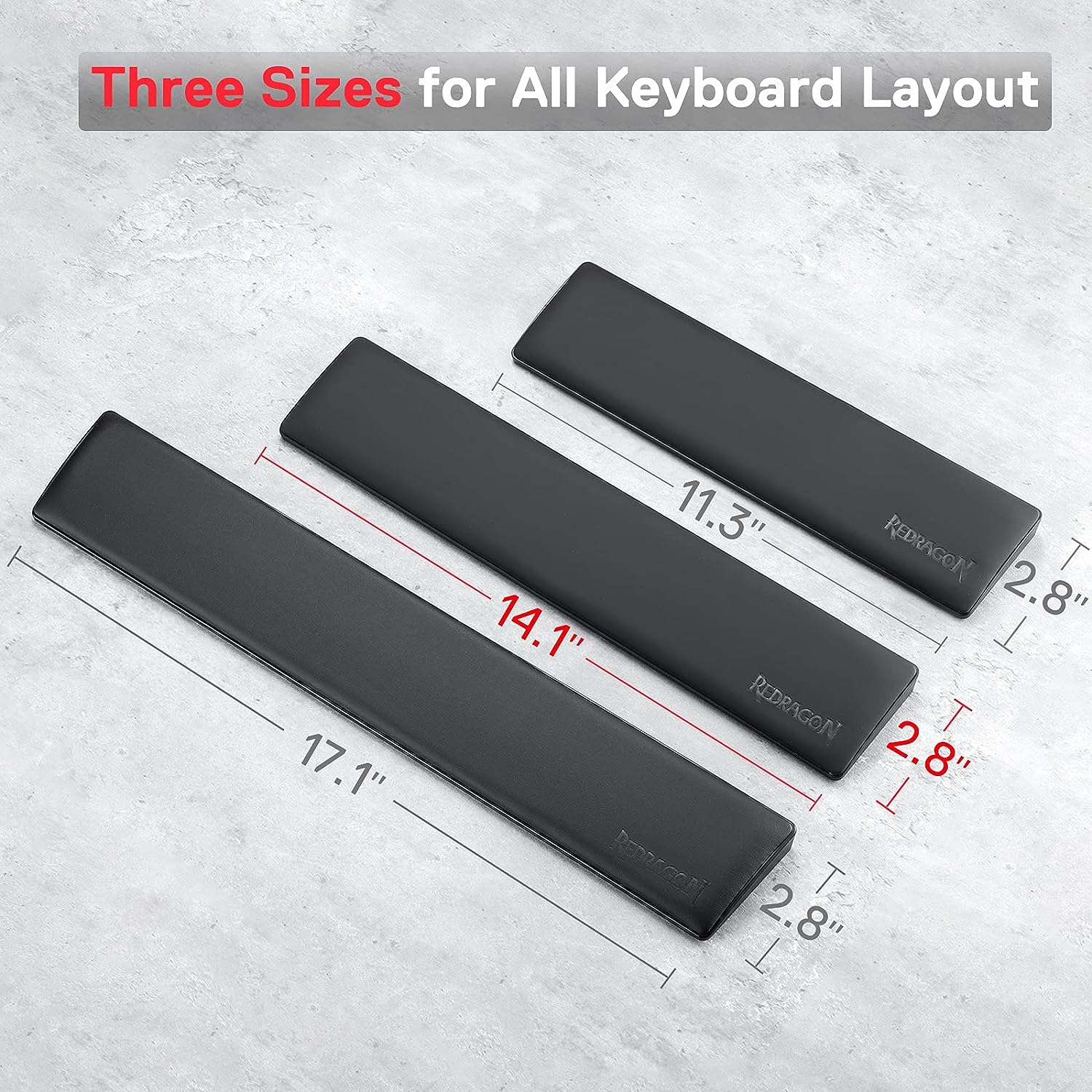 Redragon P036 Meteor M Computer Keyboard Wrist Rest Pad New Arrivals