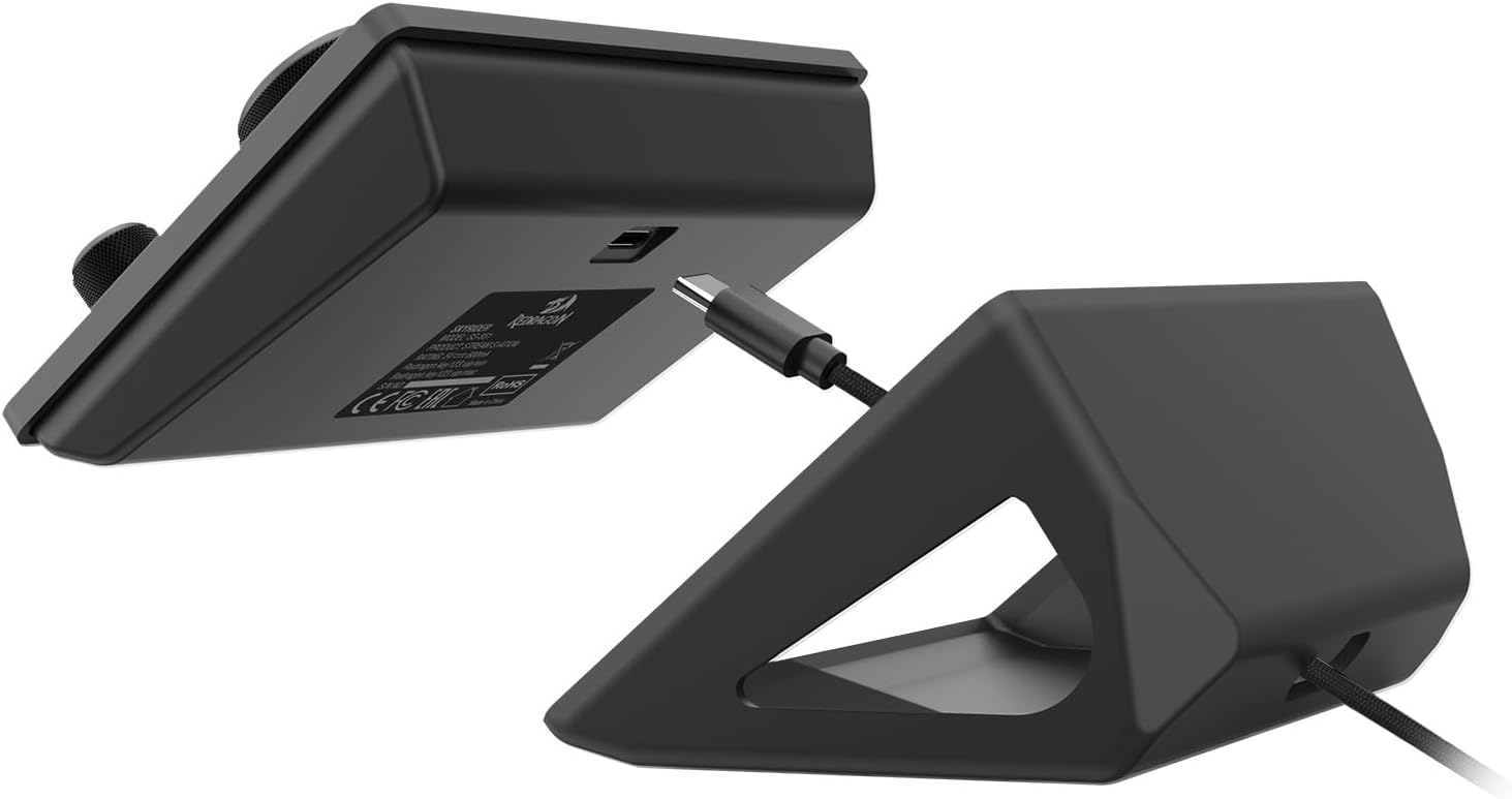 Redragon Skyrider Ss-551 Smart Streaming Control Panel – Professional Stream Deck with 6 Programmable Lcd Buttons and 3