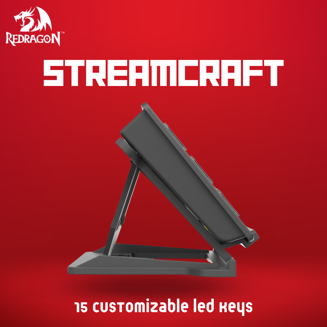 Redragon Streamcraft 15 Customizable Led Keys New Arrivals