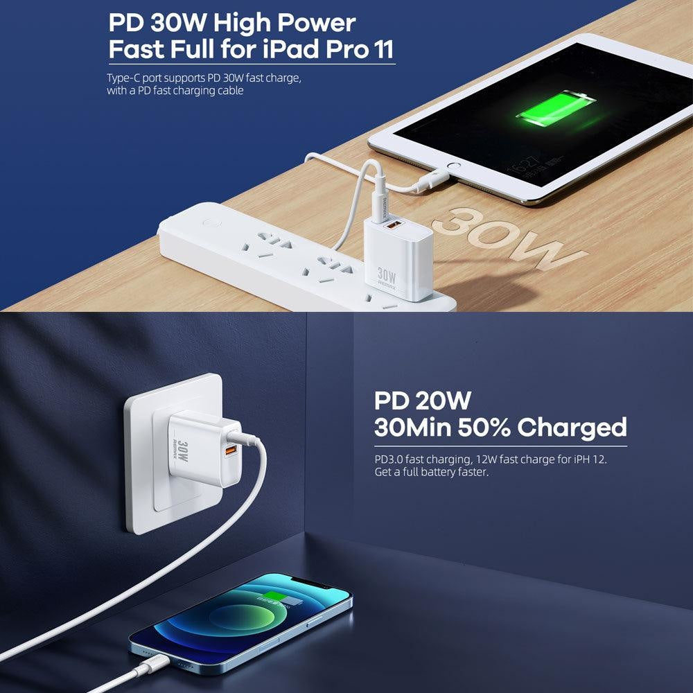 REMAX Dual Port Fast Charge RP U82 Cables & Chargers