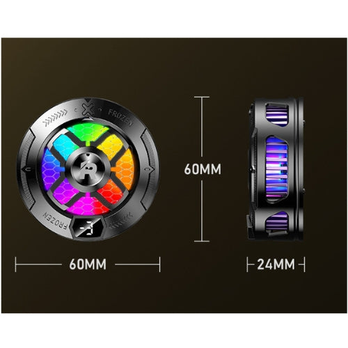 Remax RT F7i Series Clamp Phone Cooler Black Cooling Stands