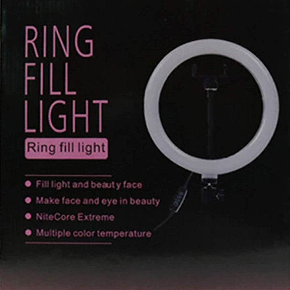 Ring Light 26cm with tripod for Multiple Uses Streaming