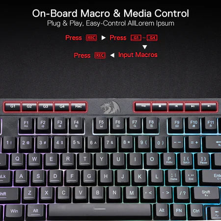 SHIVA K515 Membrane Gaming Keyboard Keyboard