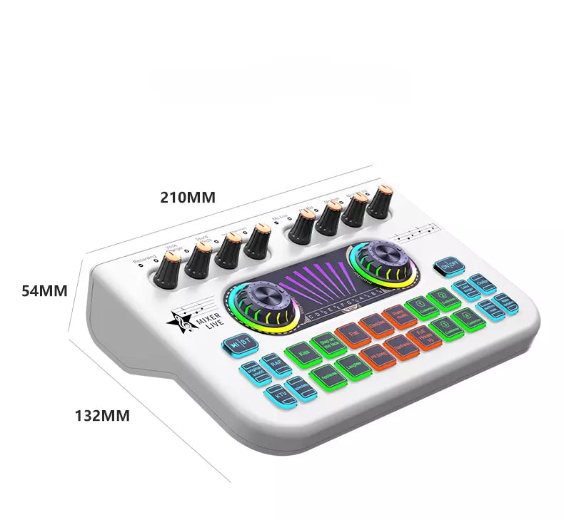 Sound Card English Cross border X3 Sound Card Special Effects Live Recording