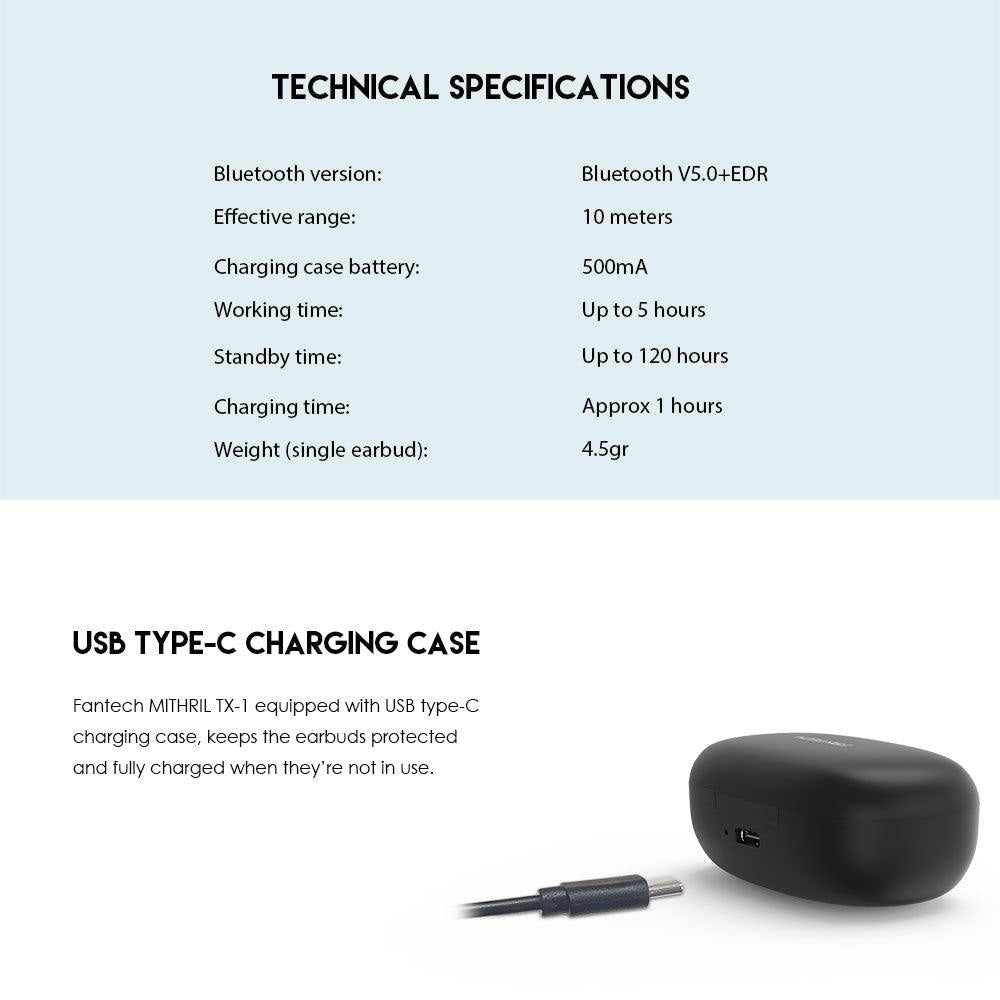 TX 1 MITHRIL 5.0 WIRELESS EARPHONE Audio