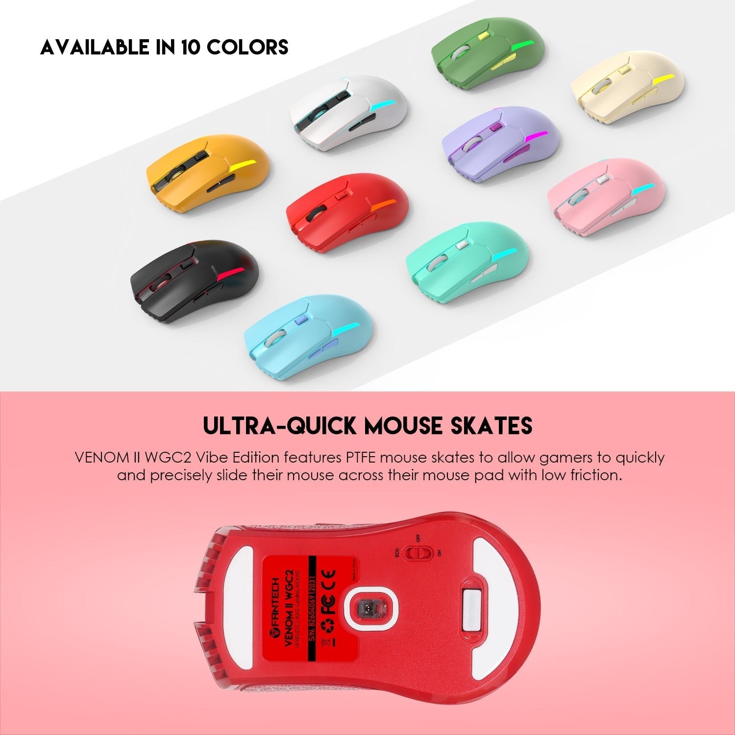 VENOM II WGC2 WIRELESS 2.4GHZ PRO GAMING MOUSE Mouse