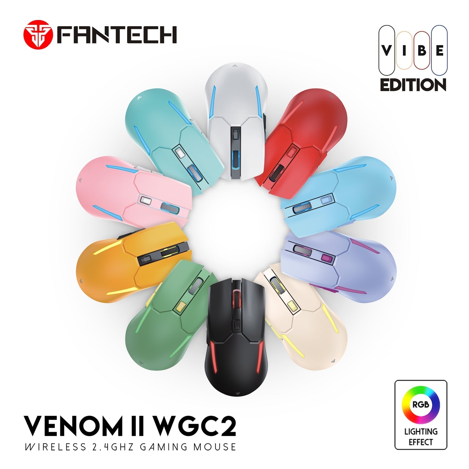 VENOM II WGC2 WIRELESS 2.4GHZ PRO GAMING MOUSE Mouse