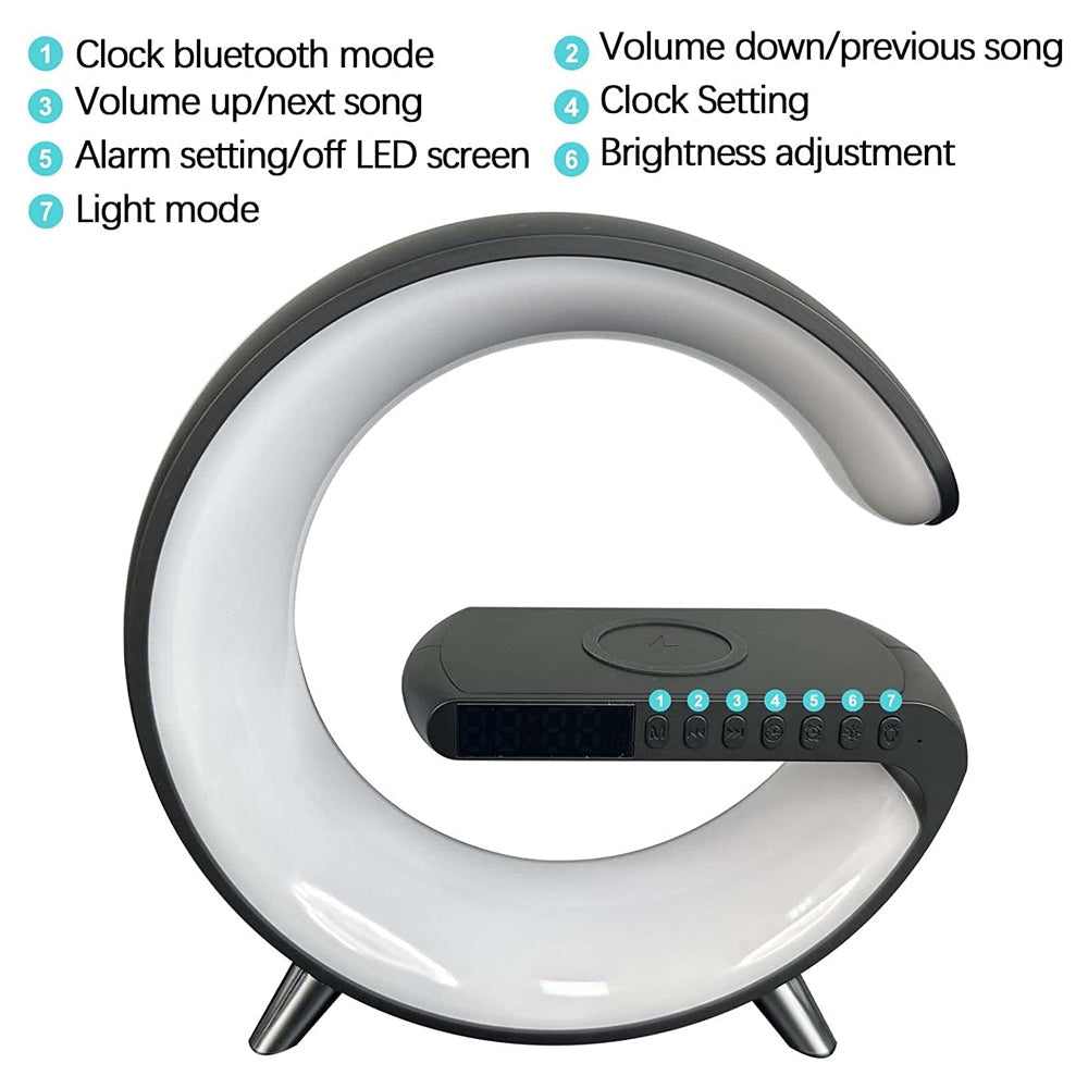 Wake Up Light Sunrise Alarm Clock Wake Up Light With Wireless Speaker BT 3401